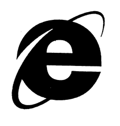 E logo