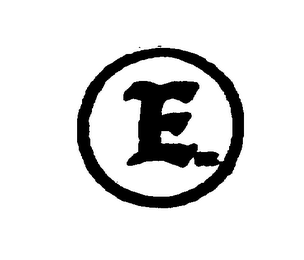 E logo