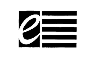 E logo