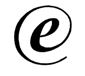 E logo