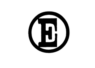 E logo