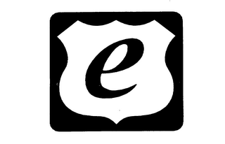 E logo