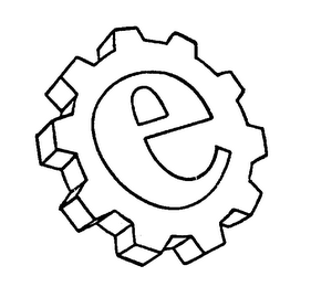 E logo