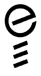 E logo