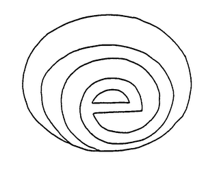 E logo