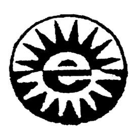 E logo