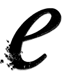 E logo