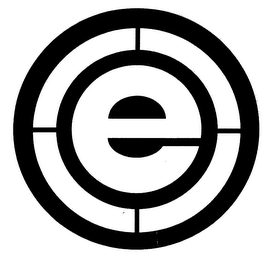 E logo