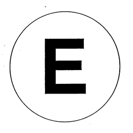 E logo