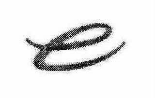 E logo