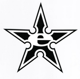 E logo
