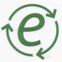 E logo