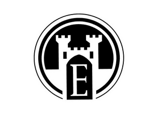 E logo