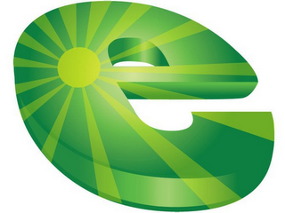 E logo