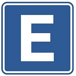 E logo