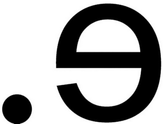 .E logo