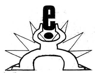 E logo