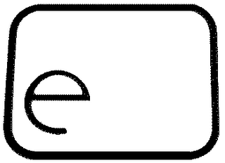E logo