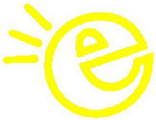E logo