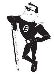 E logo