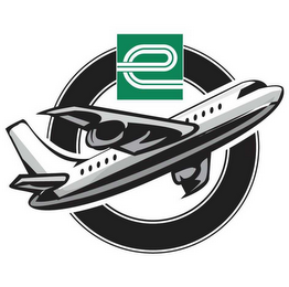 E logo