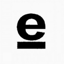 E logo
