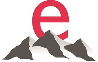 E logo