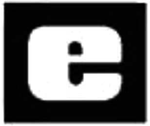 E logo