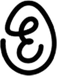 E logo