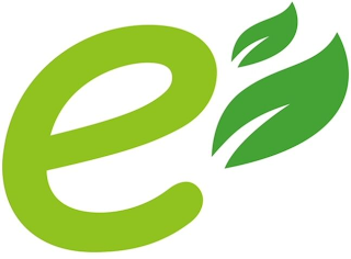 E logo