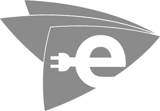 E logo
