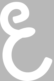 E logo