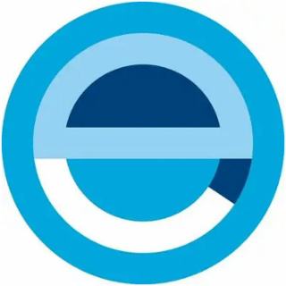 E logo