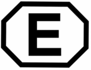 E logo