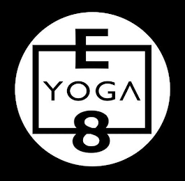 E 8 YOGA logo