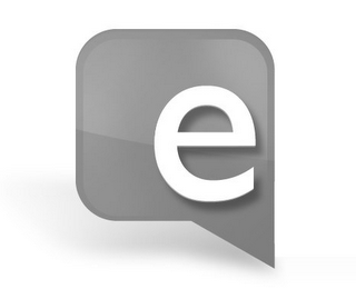 E logo