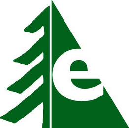 E logo