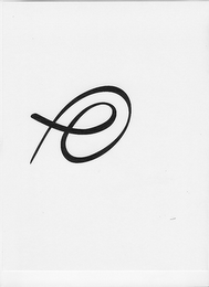 E logo