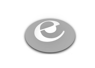 E logo
