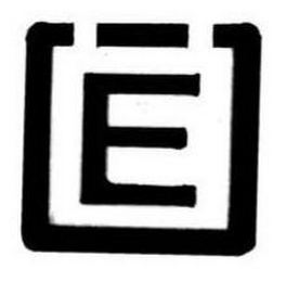 E logo