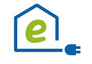 E logo