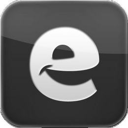 E logo