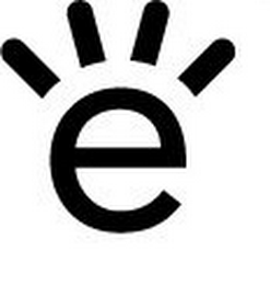 E logo