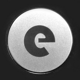 E logo