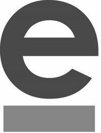 E logo