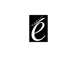 E logo