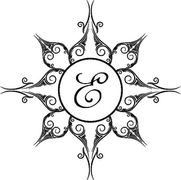 E logo