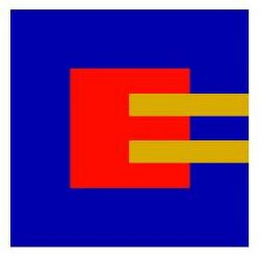 E logo