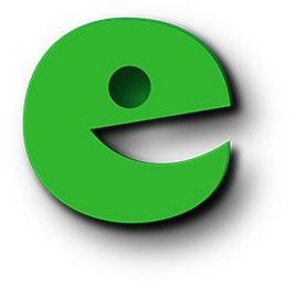 E logo