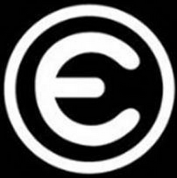 E logo